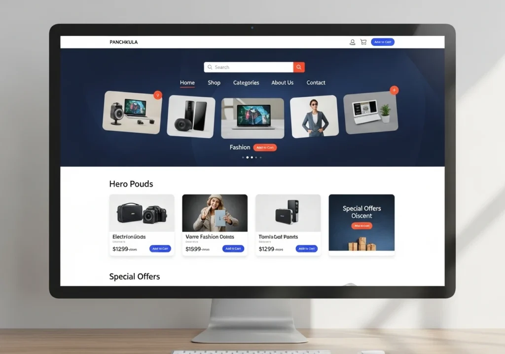 ecommerce website design Panchkula