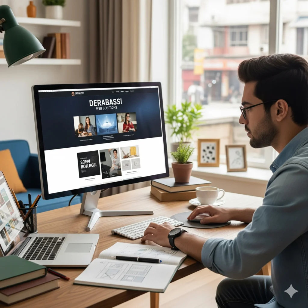 professional website designer Derabassi