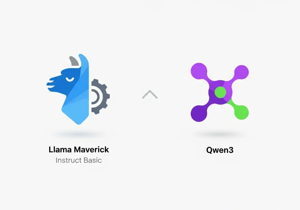 Llama Maverick Instruct Basic vs Qwen3